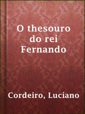 cover image of O thesouro do rei Fernando